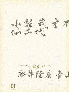 小说 我才不是仙二代