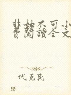 非她不可小说免费阅读全文