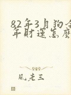 82年3月狗今年财运怎么样?封面