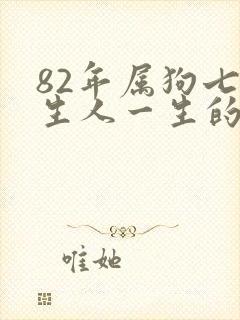 82年属狗七月生人一生的命运