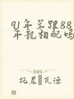 91年羊跟88年龙相配吗封面