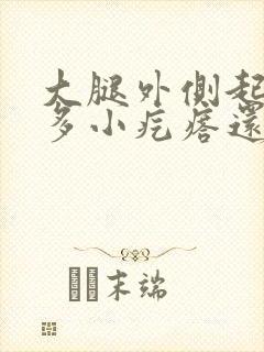 大腿外侧起了很多小疙瘩还越抓越痒