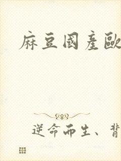 麻豆国产欧美封面