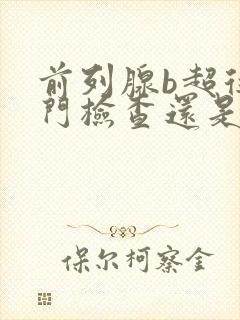 前列腺b超从肛门检查还是腹部检查