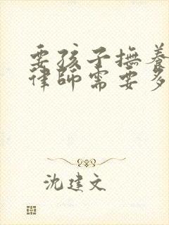 要孩子抚养权请律师需要多少钱