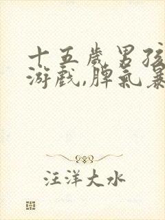 十五岁男孩沉迷游戏,脾气暴躁,叛逆打妈妈