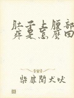 肚子上腹部按压疼是怎么回事封面