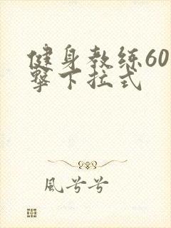 健身教练60攻击下拉式