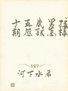 十五岁男孩叛逆期应该怎样沟通