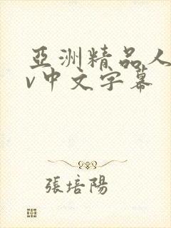 亚洲精品人妻av中文字幕