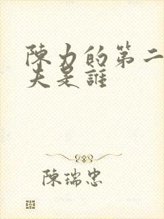 陈力的第二任丈夫是谁封面