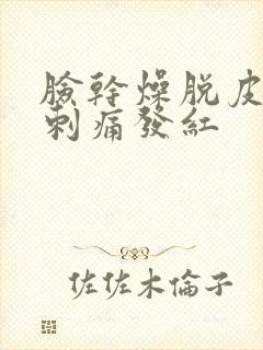 脸干燥脱皮紧绷刺痛发红