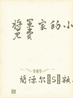将军家的小媳妇免费封面