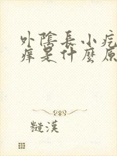 外阴长小疙瘩发痒是什么原因