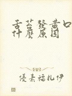 舌苔发黄口渴是什么原因封面