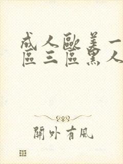 成人欧美一区二区三区黑人麻豆