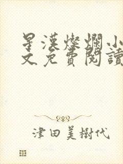 星汉灿烂小说全文免费阅读