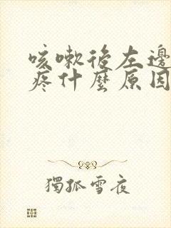 咳嗽后左边肋骨疼什么原因