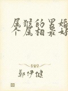 属猴的男婚配哪个属相最好