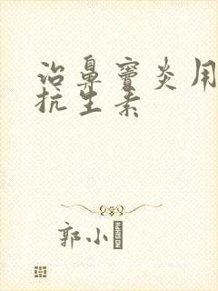 治鼻窦炎用什么抗生素