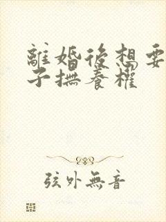 离婚后想要回孩子抚养权