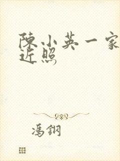 陈小英一家三口近照