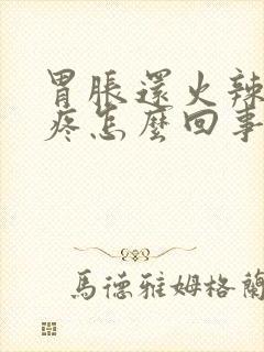 胃胀还火辣辣的疼怎么回事封面