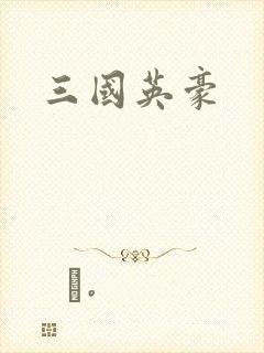 三国英豪封面