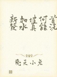 新加坡何首乌洗发水真能洗黑发吗