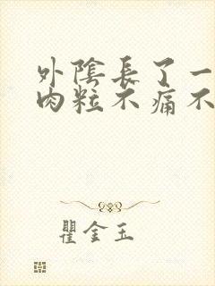 外阴长了一个小肉粒不痛不痒