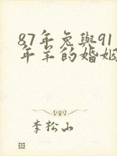 87年兔与91年羊的婚姻