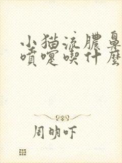 小猫流脓鼻涕打喷嚏吃什么药