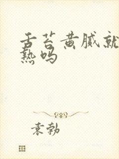 舌苔黄腻就是湿热吗