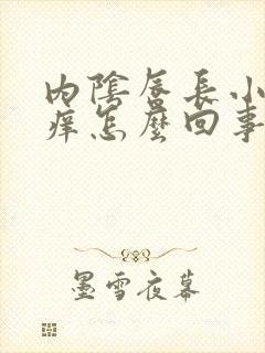 内阴唇长小疙瘩痒怎么回事