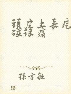 头皮上长疙瘩一碰很痛