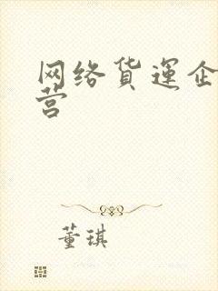 网络货运企业运营