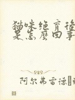 猫咪绝育后乱尿是怎么回事