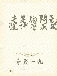 老是胸闷气短心慌什么原因引起的