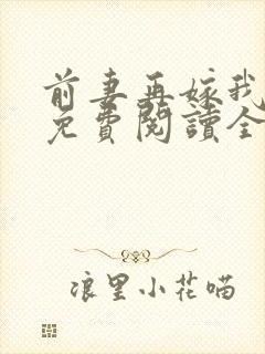 前妻再嫁我一次免费阅读全文