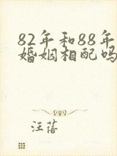 82年和88年婚姻相配吗