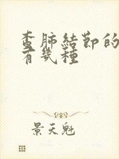 查肺结节的方法有几种