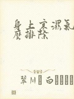 身上寒湿气重怎么排除封面