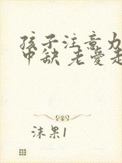 孩子注意力不集中缺 老爱走神