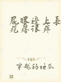 屁眼边上长个硬疙瘩很疼