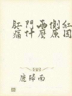 肛门两侧红肿疼痛什么原因