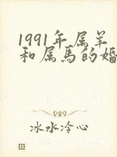 1991年属羊和属马的婚姻怎么样
