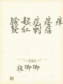 脸起疙瘩痒痒还发红刺痛封面