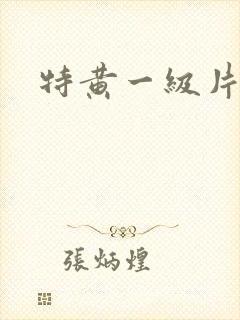 特黄一级片欧美