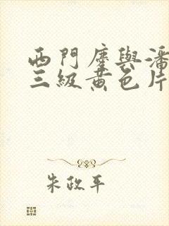 西门庆与潘金莲三级黄色片封面