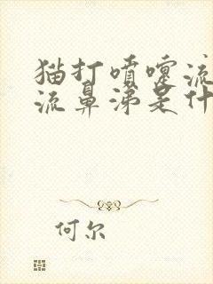 猫打喷嚏流眼泪流鼻涕是什么症状